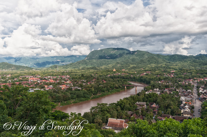 Luang Prabang vista dall'alto