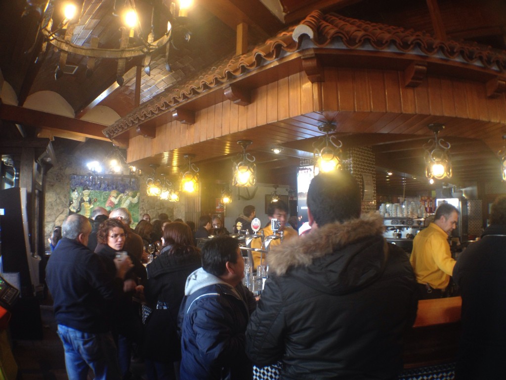 Madrid zona lavapies interno ristorante Portomarin