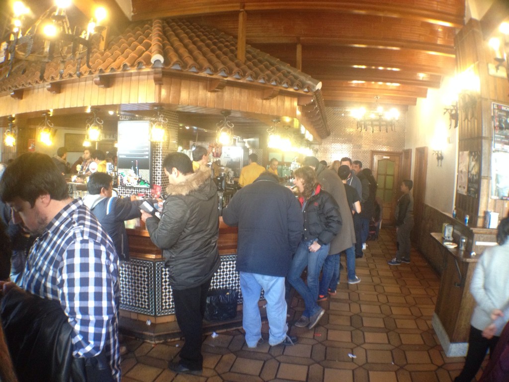 Madrid zona lavapies interno ristorante Portomarin