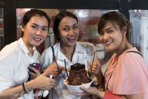 pangjen con le amiche Bangkok