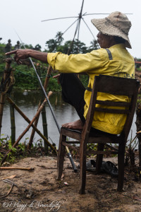Hue nei dintorni pescatore