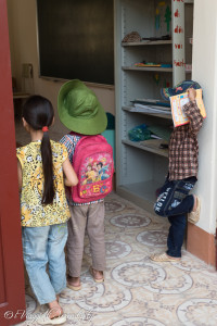 Primo giorno di scuola a Bieng